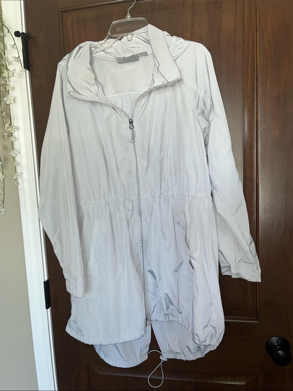 Athleta Light Gray Utility Jacket